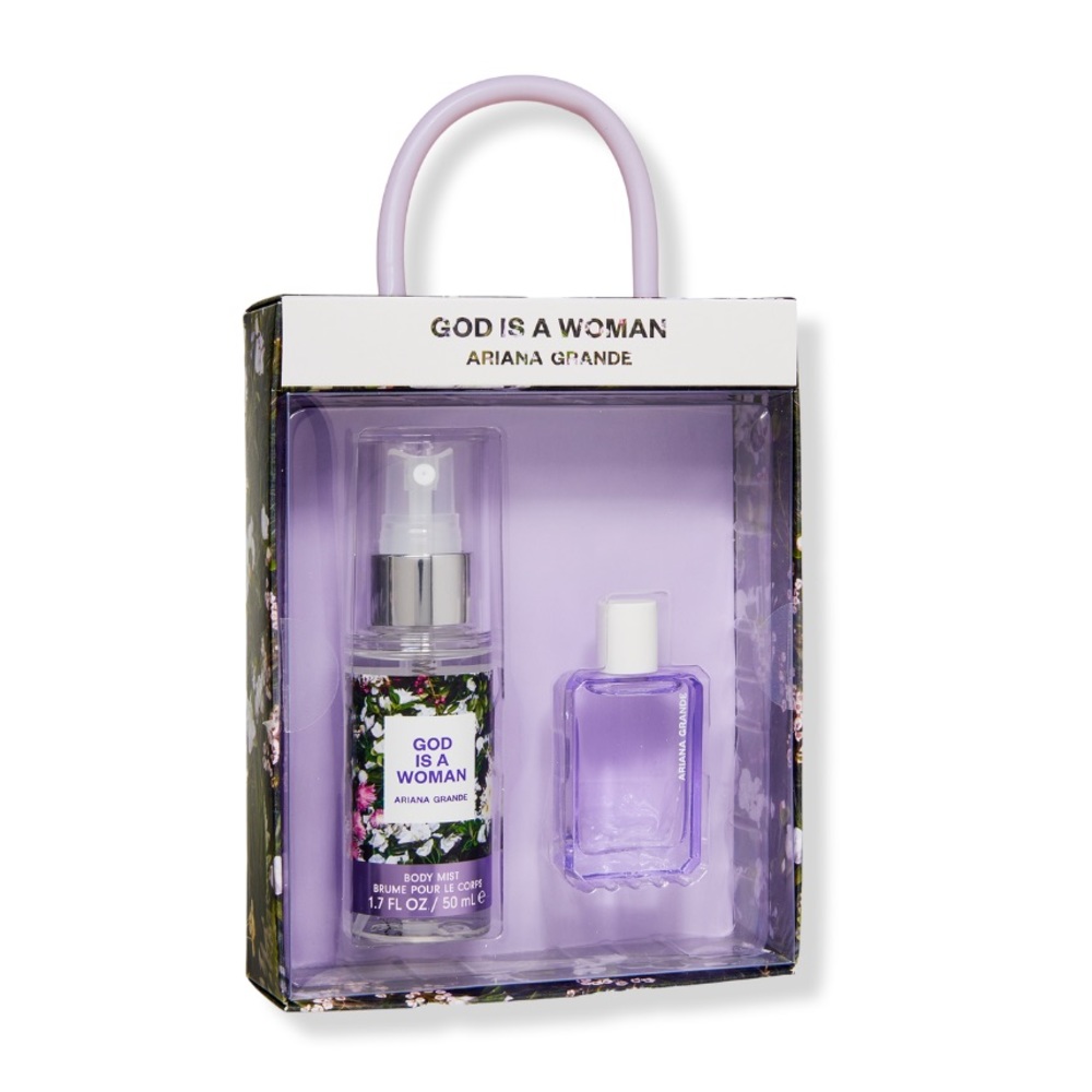 NEW 2pc Ariana Grande God Is A Woman Fragrance Travel Set